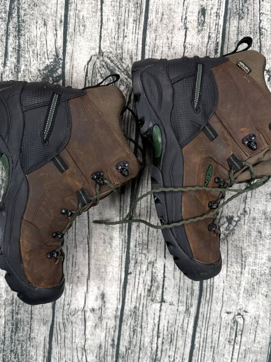 KEEN Utility Lansing Waterproof Boot Men\'s 12EE Wide Brown EH Rated main image 5